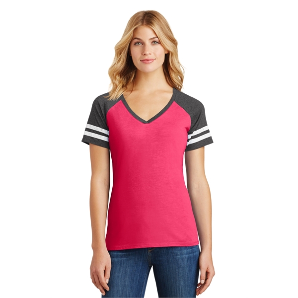 District Women's Game V-Neck Tee. - District Women's Game V-Neck Tee. - Image 19 of 35