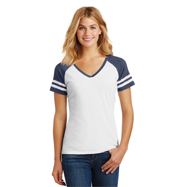 District Women's Game V-Neck Tee. - District Women's Game V-Neck Tee. - Image 31 of 35