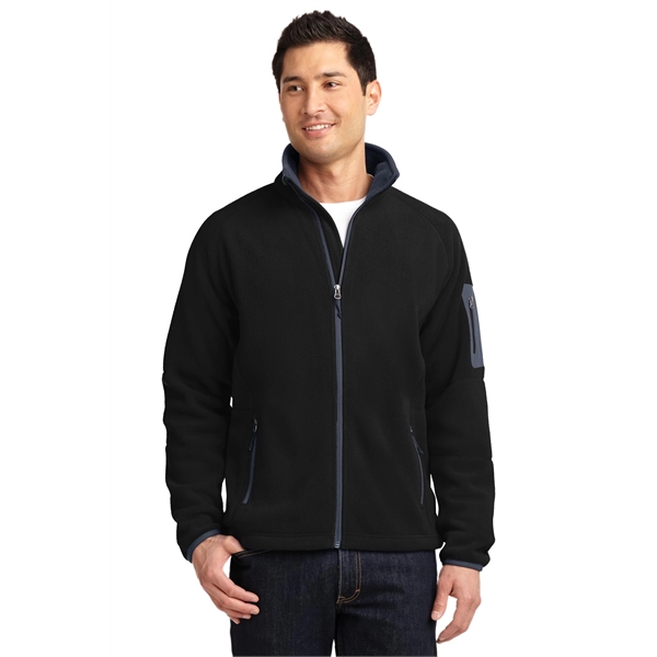 Port Authority Enhanced Value Fleece Full-Zip Jacket. - Port Authority Enhanced Value Fleece Full-Zip Jacket. - Image 3 of 19