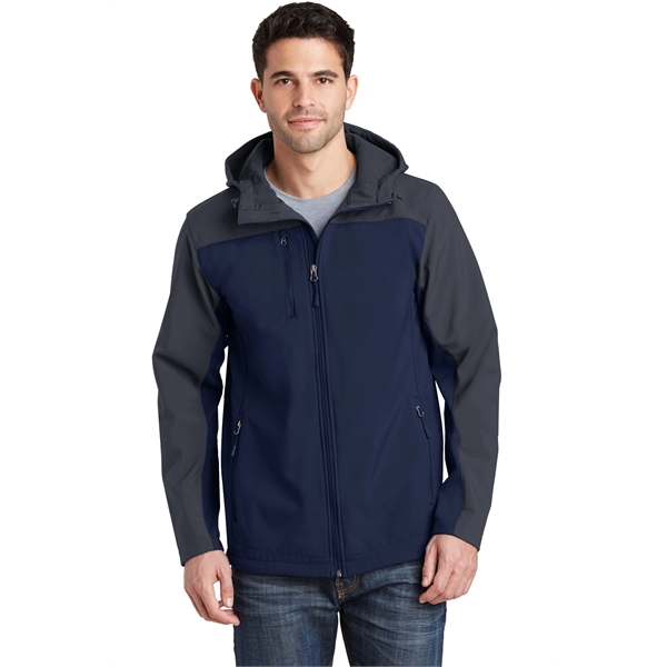 Port Authority Hooded Core Soft Shell Jacket. - Port Authority Hooded Core Soft Shell Jacket. - Image 6 of 16