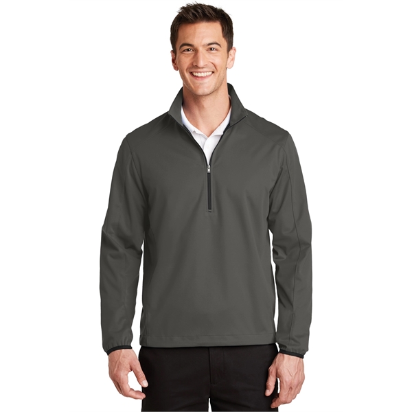 Port Authority Active 1/2-Zip Soft Shell Jacket. - Port Authority Active 1/2-Zip Soft Shell Jacket. - Image 4 of 34