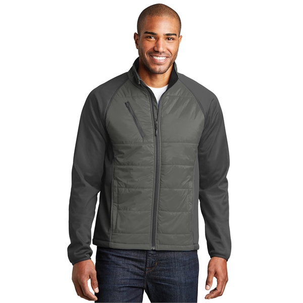 Port Authority Hybrid Soft Shell Jacket. - Port Authority Hybrid Soft Shell Jacket. - Image 4 of 10