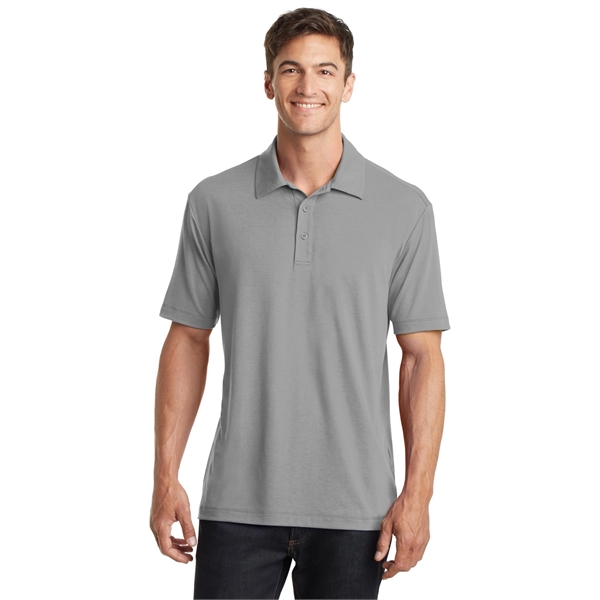 Port Authority Cotton Touch Performance Polo. - Port Authority Cotton Touch Performance Polo. - Image 5 of 30