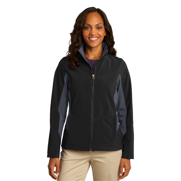 Port Authority Women's Core Colorblock Soft Shell Jacket. - Port Authority Women's Core Colorblock Soft Shell Jacket. - Image 1 of 28