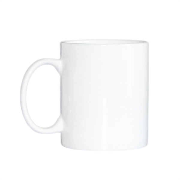 11 Oz. White Ceramic Mug - 11 Oz. White Ceramic Mug - Image 1 of 2