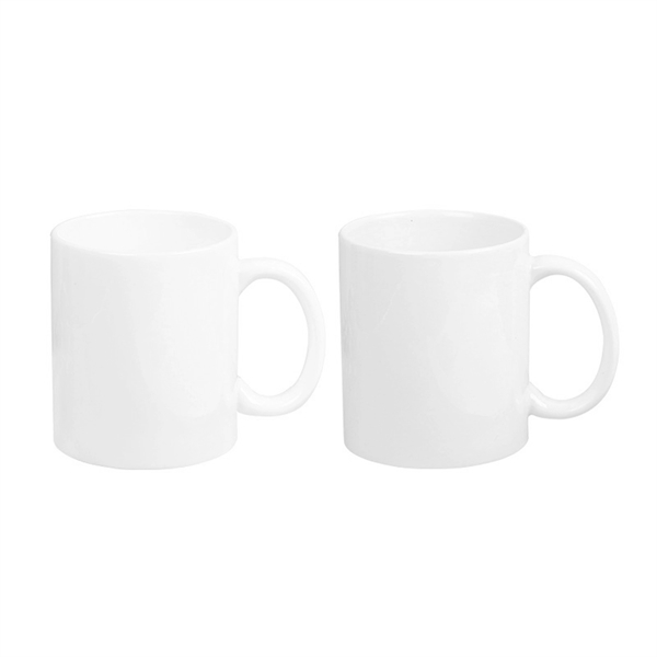 11 Oz. White Ceramic Mug - 11 Oz. White Ceramic Mug - Image 2 of 2