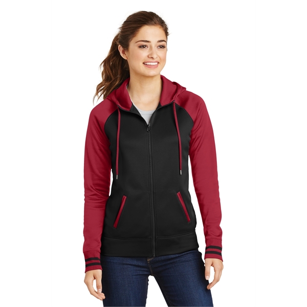 Sport-Tek Women's Sport-Wick Varsity Fleece Full-Zip Hood... - Sport-Tek Women's Sport-Wick Varsity Fleece Full-Zip Hood... - Image 11 of 25