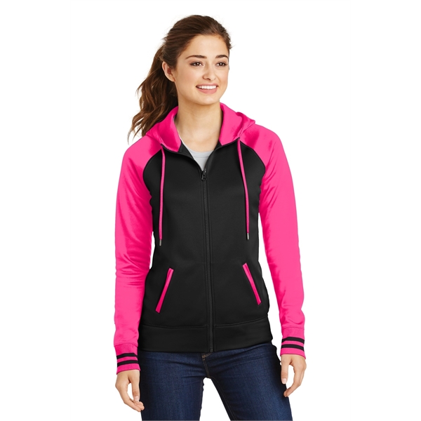 Sport-Tek Women's Sport-Wick Varsity Fleece Full-Zip Hood... - Sport-Tek Women's Sport-Wick Varsity Fleece Full-Zip Hood... - Image 23 of 25