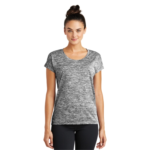 Sport-Tek Women's PosiCharge Electric Heather Sporty Tee. - Sport-Tek Women's PosiCharge Electric Heather Sporty Tee. - Image 2 of 52