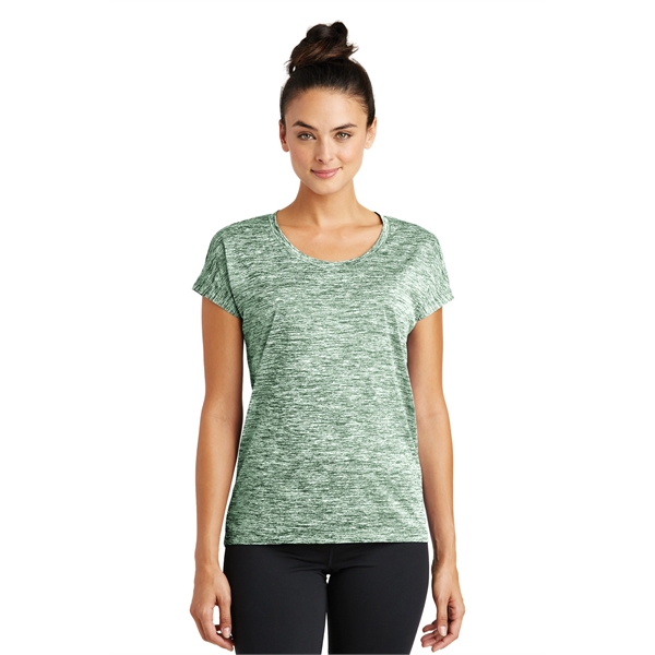 Sport-Tek Women's PosiCharge Electric Heather Sporty Tee. - Sport-Tek Women's PosiCharge Electric Heather Sporty Tee. - Image 14 of 52