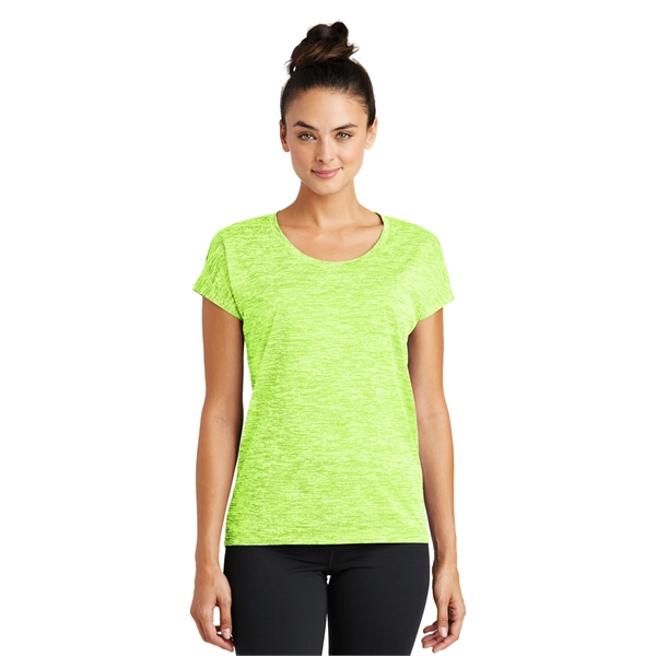 Sport-Tek Women's PosiCharge Electric Heather Sporty Tee. - Sport-Tek Women's PosiCharge Electric Heather Sporty Tee. - Image 25 of 52