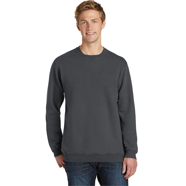 Port & Company Beach Wash Garment-Dyed Crewneck Sweatshirt - Port & Company Beach Wash Garment-Dyed Crewneck Sweatshirt - Image 1 of 90