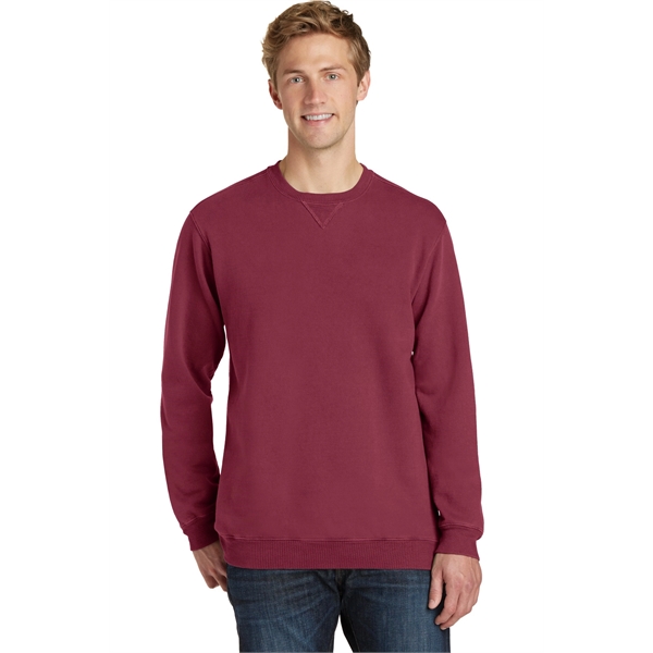 Port & Company Beach Wash Garment-Dyed Crewneck Sweatshirt - Port & Company Beach Wash Garment-Dyed Crewneck Sweatshirt - Image 7 of 90