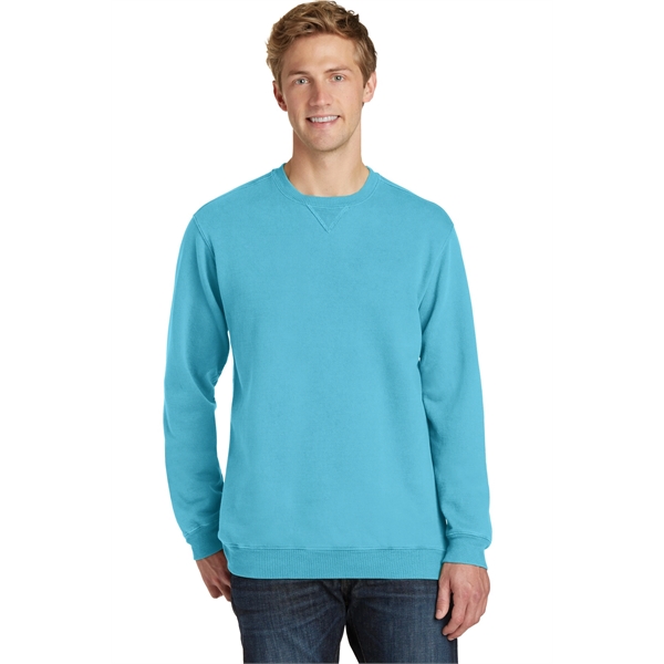 Port & Company Beach Wash Garment-Dyed Crewneck Sweatshirt - Port & Company Beach Wash Garment-Dyed Crewneck Sweatshirt - Image 22 of 90