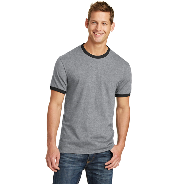 Port & Company Core Cotton Ringer Tee. - Port & Company Core Cotton Ringer Tee. - Image 8 of 49