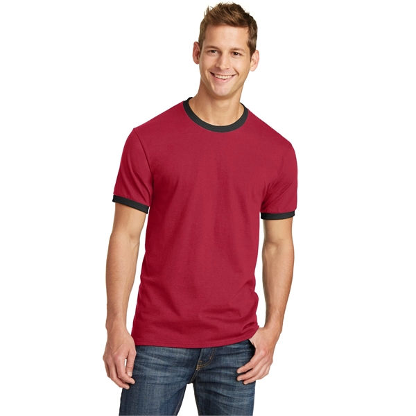 Port & Company Core Cotton Ringer Tee. - Port & Company Core Cotton Ringer Tee. - Image 48 of 49