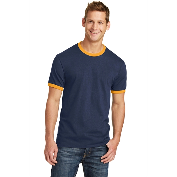 Port & Company Core Cotton Ringer Tee. - Port & Company Core Cotton Ringer Tee. - Image 12 of 49