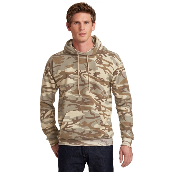 Port & Company Core Fleece Camo Pullover Hooded Sweatshirt. - Port & Company Core Fleece Camo Pullover Hooded Sweatshirt. - Image 1 of 38