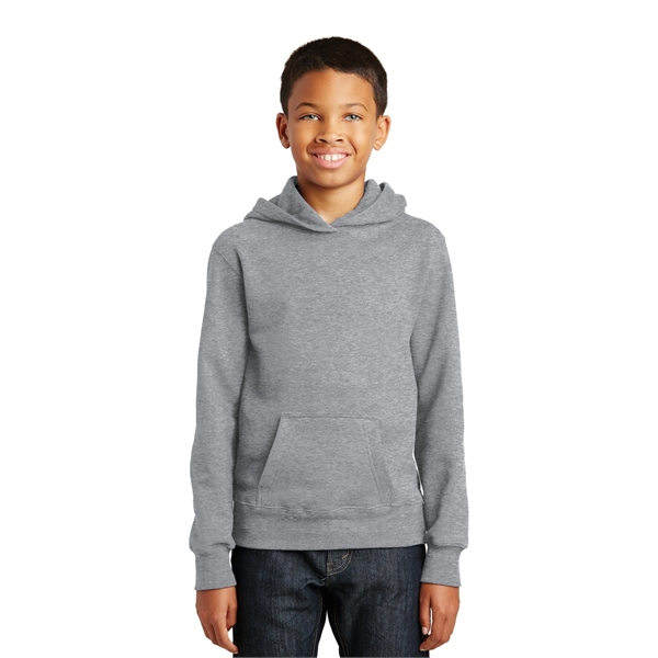 Port & Company Youth Fan Favorite Fleece Pullover Hooded ... - Port & Company Youth Fan Favorite Fleece Pullover Hooded ... - Image 4 of 40