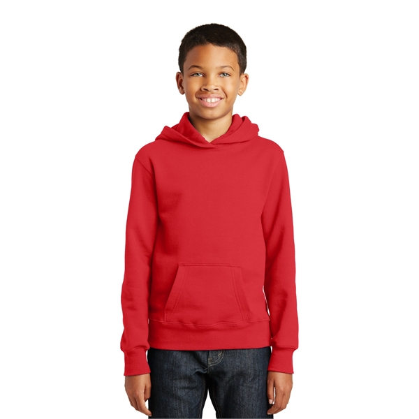 Port & Company Youth Fan Favorite Fleece Pullover Hooded ... - Port & Company Youth Fan Favorite Fleece Pullover Hooded ... - Image 7 of 40