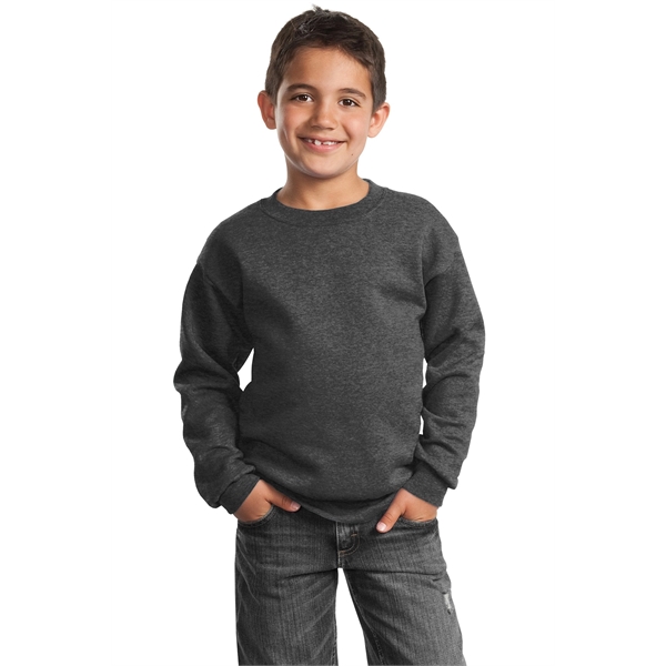 Port & Company - Youth Core Fleece Crewneck Sweatshirt. - Port & Company - Youth Core Fleece Crewneck Sweatshirt. - Image 15 of 109