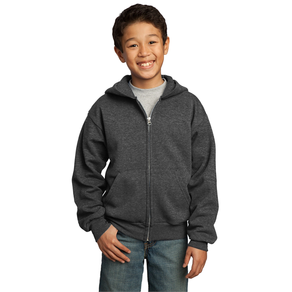 Port & Company - Youth Core Fleece Full-Zip Hooded Sweats... - Port & Company - Youth Core Fleece Full-Zip Hooded Sweats... - Image 1 of 115