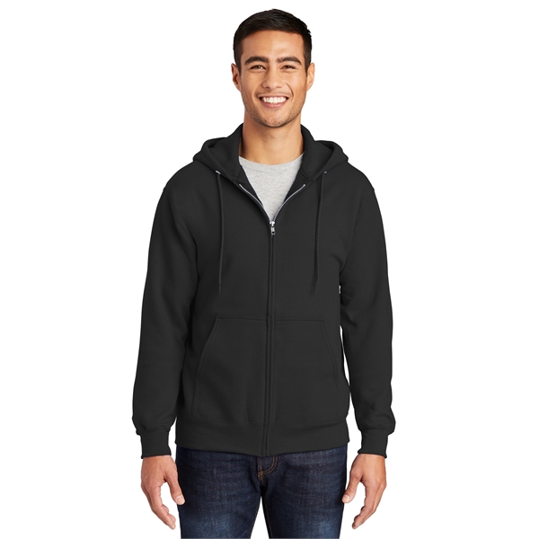 Port & Company Tall Essential Fleece Full-Zip Hooded Swea... - Port & Company Tall Essential Fleece Full-Zip Hooded Swea... - Image 7 of 37