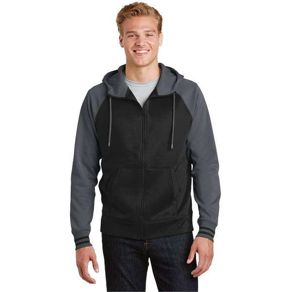 Sport-Tek Sport-Wick Varsity Fleece Full-Zip Hooded Jacket. - Sport-Tek Sport-Wick Varsity Fleece Full-Zip Hooded Jacket. - Image 0 of 24