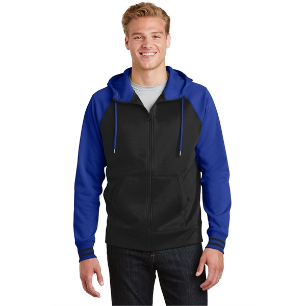 Sport-Tek Sport-Wick Varsity Fleece Full-Zip Hooded Jacket. - Sport-Tek Sport-Wick Varsity Fleece Full-Zip Hooded Jacket. - Image 2 of 24