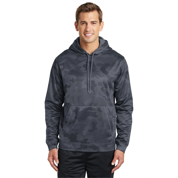 Sport-Tek Sport-Wick CamoHex Fleece Hooded Pullover. - Sport-Tek Sport-Wick CamoHex Fleece Hooded Pullover. - Image 1 of 15