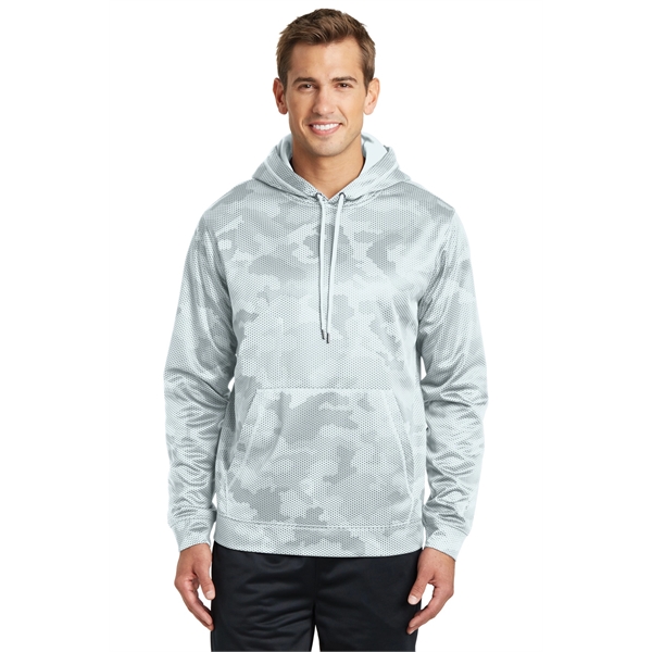 Sport-Tek Sport-Wick CamoHex Fleece Hooded Pullover. - Sport-Tek Sport-Wick CamoHex Fleece Hooded Pullover. - Image 7 of 15