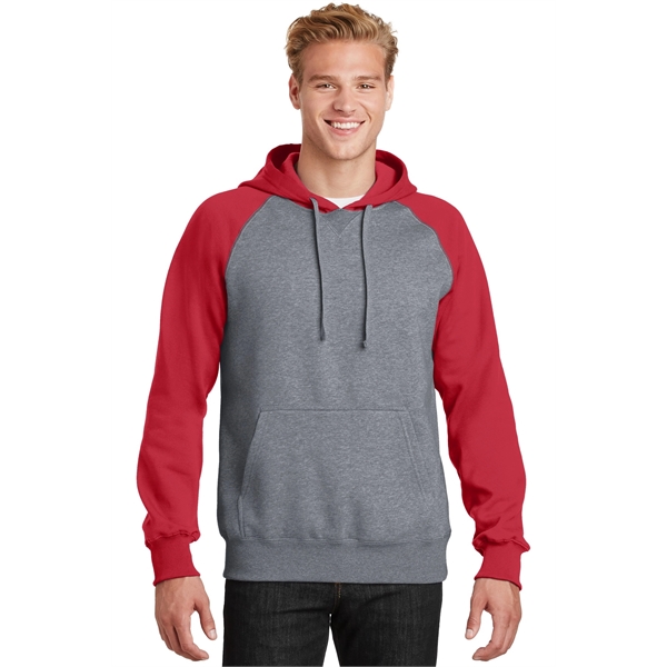 Sport-Tek Raglan Colorblock Pullover Hooded Sweatshirt. - Sport-Tek Raglan Colorblock Pullover Hooded Sweatshirt. - Image 21 of 30