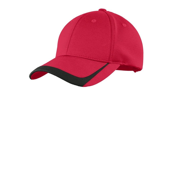 Sport-Tek Pique Colorblock Cap. - Sport-Tek Pique Colorblock Cap. - Image 10 of 16