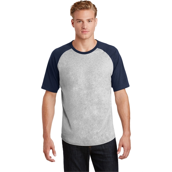 Sport-Tek Short Sleeve Colorblock Raglan Jersey. - Sport-Tek Short Sleeve Colorblock Raglan Jersey. - Image 6 of 25