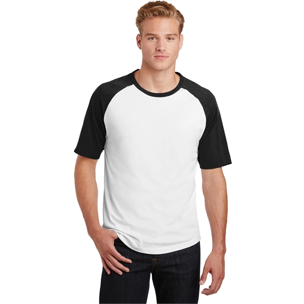 Sport-Tek Short Sleeve Colorblock Raglan Jersey. - Sport-Tek Short Sleeve Colorblock Raglan Jersey. - Image 11 of 25