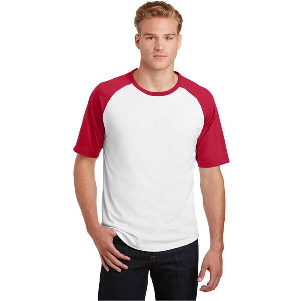 Sport-Tek Short Sleeve Colorblock Raglan Jersey. - Sport-Tek Short Sleeve Colorblock Raglan Jersey. - Image 16 of 25