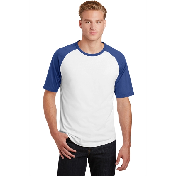 Sport-Tek Short Sleeve Colorblock Raglan Jersey. - Sport-Tek Short Sleeve Colorblock Raglan Jersey. - Image 21 of 25