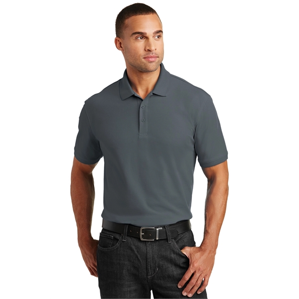 Port Authority Tall Core Classic Pique Polo. - Port Authority Tall Core Classic Pique Polo. - Image 7 of 35