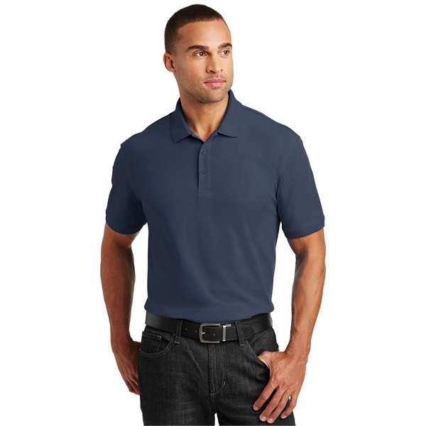 Port Authority Tall Core Classic Pique Polo. - Port Authority Tall Core Classic Pique Polo. - Image 13 of 35