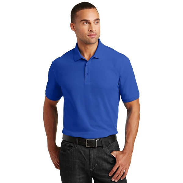 Port Authority Tall Core Classic Pique Polo. - Port Authority Tall Core Classic Pique Polo. - Image 16 of 35