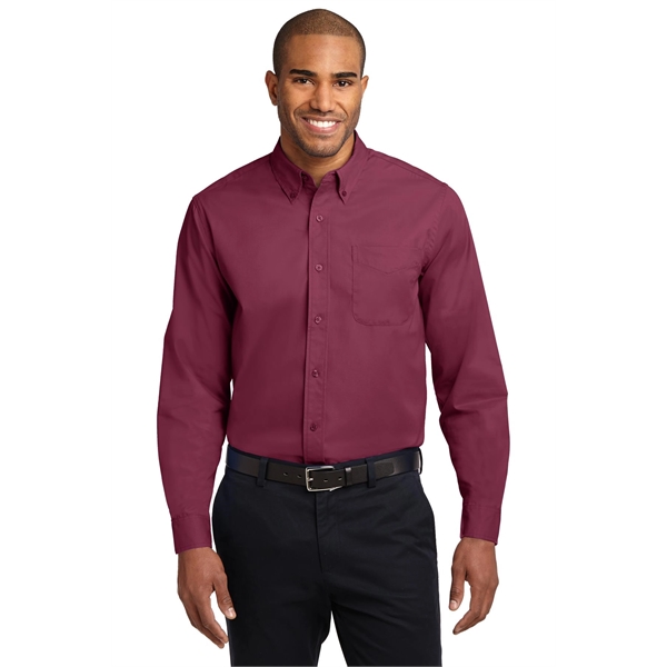 Port Authority Tall Long Sleeve Easy Care Shirt. - Port Authority Tall Long Sleeve Easy Care Shirt. - Image 12 of 130