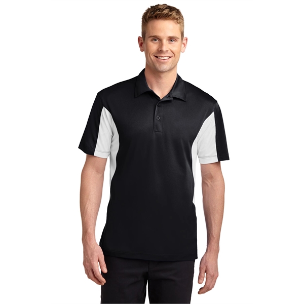 Sport-Tek Tall Side Blocked Micropique Sport-Wick Polo. - Sport-Tek Tall Side Blocked Micropique Sport-Wick Polo. - Image 4 of 55