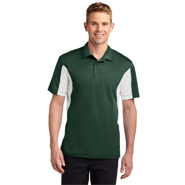 Sport-Tek Tall Side Blocked Micropique Sport-Wick Polo. - Sport-Tek Tall Side Blocked Micropique Sport-Wick Polo. - Image 8 of 55