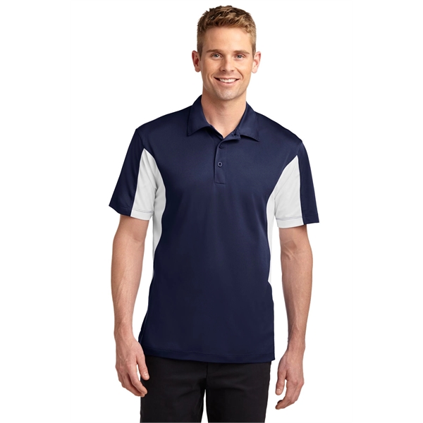 Sport-Tek Tall Side Blocked Micropique Sport-Wick Polo. - Sport-Tek Tall Side Blocked Micropique Sport-Wick Polo. - Image 16 of 55
