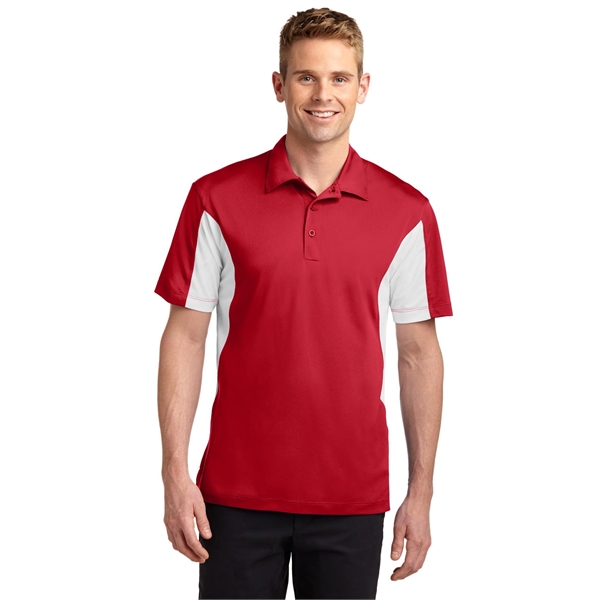 Sport-Tek Tall Side Blocked Micropique Sport-Wick Polo. - Sport-Tek Tall Side Blocked Micropique Sport-Wick Polo. - Image 20 of 55