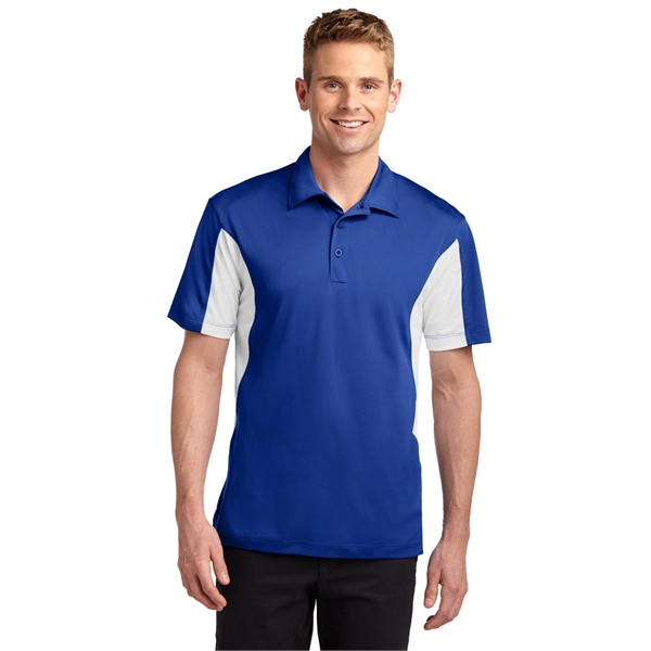 Sport-Tek Tall Side Blocked Micropique Sport-Wick Polo. - Sport-Tek Tall Side Blocked Micropique Sport-Wick Polo. - Image 24 of 55