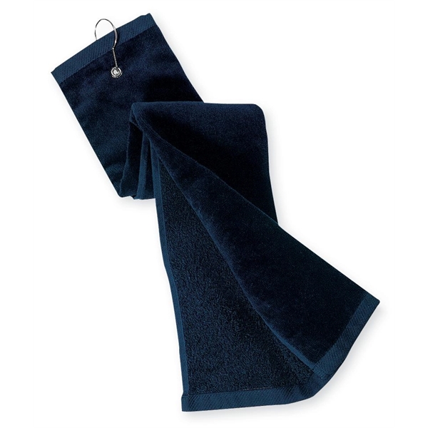 Port Authority Grommeted Tri-Fold Golf Towel. - Port Authority Grommeted Tri-Fold Golf Towel. - Image 5 of 5