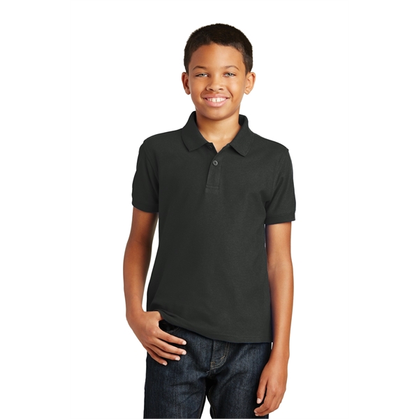 Port Authority Youth Core Classic Pique Polo. - Port Authority Youth Core Classic Pique Polo. - Image 4 of 45