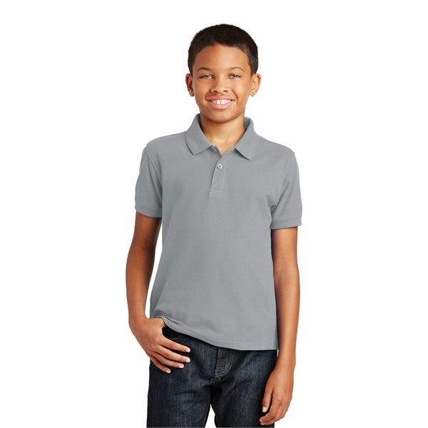 Port Authority Youth Core Classic Pique Polo. - Port Authority Youth Core Classic Pique Polo. - Image 10 of 45