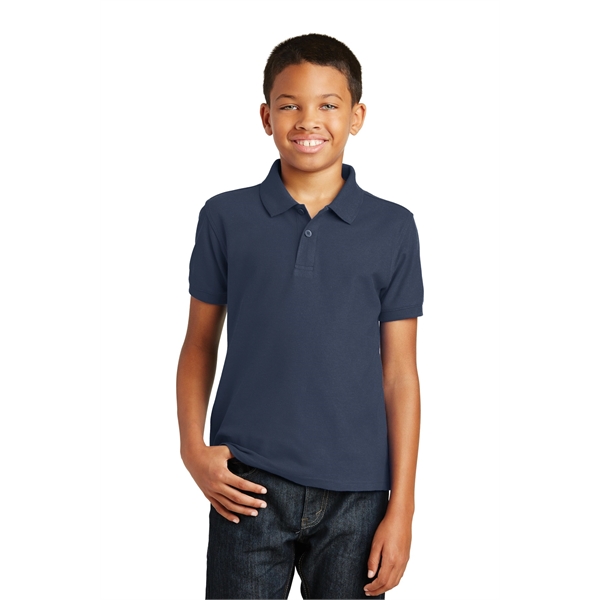 Port Authority Youth Core Classic Pique Polo. - Port Authority Youth Core Classic Pique Polo. - Image 19 of 45